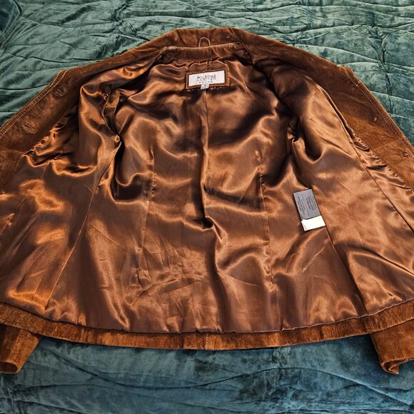 Brown Suede Blazer - Picture 9 of 9